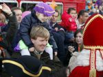 Scheveningen 14 november 2009
Prins Willem Alexander Prinses Maxima en hun kinderen Amalia Alexia en Ariane bij de intocht van Sinterklaas.
Peter Smulders bv