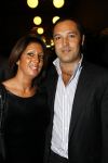 Amsterdam 9 november 2009
LAF Life after Football beurs  in de beurs van Berlage. Rachel hazes met vriend
Peter Smulders bv