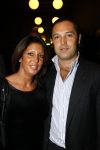 Amsterdam 9 november 2009
LAF Life after Football beurs  in de beurs van Berlage. Rachel hazes met vriend
Peter Smulders bv