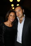 Amsterdam 9 november 2009
LAF Life after Football beurs  in de beurs van Berlage. Rachel hazes met vriend
Peter Smulders bv