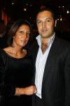 Amsterdam 9 november 2009
LAF Life after Football beurs  in de beurs van Berlage. Rachel hazes met vriend
Peter Smulders bv