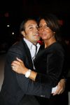 Amsterdam 9 november 2009
LAF Life after Football beurs  in de beurs van Berlage. Rachel hazes met vriend
Peter Smulders bv