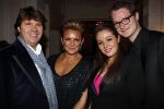 Amsterdam 18 november 2010
Presentatie van de beau monde awards  in het Amstel hotel. Caroline Tensen met vriend Peter Gallas en dochter Lotte met vriend
Peter Smulders
