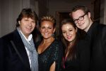 Amsterdam 18 november 2010
Presentatie van de beau monde awards  in het Amstel hotel. Caroline Tensen met vriend Peter Gallas en dochter Lotte met vriend
Peter Smulders