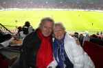 Amsterdam, 20 november 2010
AJAX-PSV, eindstand 0-0
Adriaan Aerts met Joke en Koos Alberts