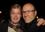 Amsterdam, 21 November 2010
Spiegeltent Palazzo. Hermand den blijker kookt met zijn staf voorBN-ers en genodigden.
Tony Neef met partner Benny
Foto Peter Smulders BV