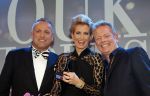 Amsterdam 24 november 2011
Uitreiking Beau monde awards in het Amstel hotel.Anouk Smulders met Gordon en John Lukken
Peter Smulders bv