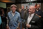 BAARN - In Restaurant Vuur is de perspresentatie gehouden van de nieuwe kerst cd genaamd Christmas Duets.  Met op de foto Ben en Dean Saunders. FOTO PETER SMULDERS BV