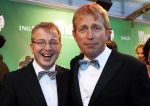Scheveningen 6 november 2011
Premiere Wicked in het circustheater. Harm Edens met partner
Peter Smulders bv