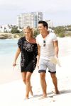 Sint Maarten 10 november 2011
Jan Smit en zijn vrouw Liza op het strand de dag voor hun trouwen.
Peter Smulders bv