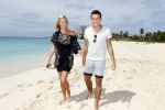 Sint Maarten 10 november 2011
Jan Smit en zijn vrouw Liza op het strand de dag voor hun trouwen.
Peter Smulders bv