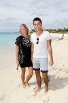Sint Maarten 10 november 2011
Jan Smit en zijn vrouw Liza op het strand de dag voor hun trouwen.
Peter Smulders bv