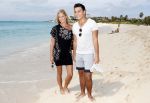 Sint Maarten 10 november 2011
Jan Smit en zijn vrouw Liza op het strand de dag voor hun trouwen.
Peter Smulders bv