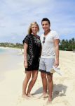 Sint Maarten 10 november 2011
Jan Smit en zijn vrouw Liza op het strand de dag voor hun trouwen.
Peter Smulders bv
