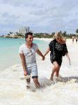 Sint Maarten 10 november 2011
Jan Smit en zijn vrouw Liza op het strand de dag voor hun trouwen.
Peter Smulders bv