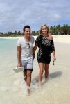 Sint Maarten 10 november 2011
Jan Smit en zijn vrouw Liza op het strand de dag voor hun trouwen.
Peter Smulders bv