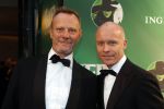 Scheveningen 6 november 2011
Premiere Wicked in het circustheater. Mart Visser met zijn partner Job
Peter Smulders bv