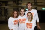Katwijk Leiden 28 november 2012
Edwin en Annemarie v d sar en hun kinderen Joe en Lynn maken schilderije met Pim Smit die verkocht gaan worden voor de edwin v d Sar foundation.
Peter Smulders bv