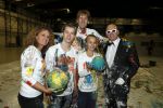 Katwijk Leiden 28 november 2012
Edwin en Annemarie v d sar en hun kinderen Joe en Lynn maken schilderije met Pim Smit die verkocht gaan worden voor de edwin v d Sar foundation.
Peter Smulders bv