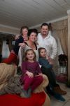 Tiel, 19 December 2012 Frans Duijts met zijn vrouw Marloes Duijts en hun 