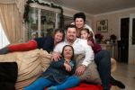 Tiel, 19 December 2012 Frans Duijts met zijn vrouw Marloes Duijts en hun 