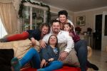 Tiel, 19 December 2012 Frans Duijts met zijn vrouw Marloes Duijts en hun 