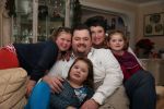 Tiel, 19 December 2012 Frans Duijts met zijn vrouw Marloes Duijts en hun 