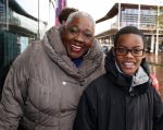 Amstelveen 9 december 2012
Premiere Dik Trom in schouwburg Amstelveen. Jetty Mathurin met kleinzoon
Peter Smulders bv
