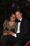 Hilversum, 16 December 2012
Justine Pelmelay met haar vriend Ronald v Driel
Foto Peter Smulders BV