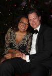 Hilversum, 16 December 2012
Justine Pelmelay met haar vriend Ronald v Driel
Foto Peter Smulders BV