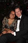 Hilversum, 16 December 2012
Justine Pelmelay met haar vriend Ronald v Driel
Foto Peter Smulders BV