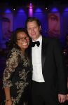 Hilversum, 16 December 2012
Justine Pelmelay met haar vriend Ronald v Driel
Foto Peter Smulders BV