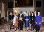Amsterdam 12 december 2012
Uitreiking prins Claus prijzen in het paleis op de dam.
Koningin Beatrix Prins Willem Alexander prinses Maxima Prinses Mabel Prins Constantijn en Prinses Laurentien zijn aanwezig.
Peter Smulders bv