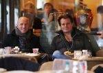 Amsterdam 6 december 2012
Leco v Zadelhoff met zijn vriend Rob op terras.
Peter Smulders bv