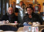 Amsterdam 6 december 2012
Leco v Zadelhoff met zijn vriend Rob op terras.
Peter Smulders bv
