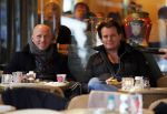 Amsterdam 6 december 2012
Leco v Zadelhoff met zijn vriend Rob op terras.
Peter Smulders bv
