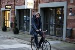 Amsterdam 10 december 2012
Matthijs v Nieuwkerk op de fiets bij DWDD in de westergasfabriek.
Peter Smulders bv