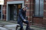Amsterdam 10 december 2012
Matthijs v Nieuwkerk op de fiets bij DWDD in de westergasfabriek.
Peter Smulders bv