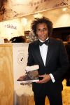 Amsterdam 6 december 2012
Openingsavond Luxery fair in de RAI. Pierre v Hooijdonk met metro sneakers
Peter Smulders bv