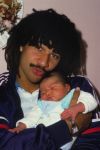 Eindhoven, 10 December 1985
Een dag na de geboorte van hun dochter Felicity Dil, Ruud Gullit met zijn eerste vrouw Yvonne de Vries (Yvonne Gullit)
Foto Peter Smulders BV
