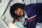 Eindhoven, 10 December 1985
Een dag na de geboorte van hun dochter Felicity Dil, Ruud Gullit met zijn eerste vrouw Yvonne de Vries (Yvonne Gullit)
Foto Peter Smulders BV