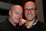 Hilversum, 6 December 2012
De Gouden Pepernoot uitreiking in het Gooiland theater
Tony Neef met partner Ben
Foto Peter Smulders BV