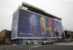 Amsterdam 25 november 2013
Mega reclame op pand op wibautstraat van Adidas