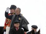 Scheveningen 30 november 2013
Huub Stapel speelt Koning Wilhelm tijdens 200 jaar koninkrijk