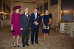Den Haag, 8 November 2013
Staatsbezoek Belgie aan Nederland
Koningin Mathilde, Koning Filip, Koning Willem Alexander en Koningin Maxima, Mark Rutte en Elio Di Rupo
Foto Peter Smulders BV