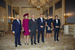 Den Haag, 8 November 2013
Staatsbezoek Belgie aan Nederland
Koningin Mathilde, Koning Filip, Koning Willem Alexander en Koningin Maxima, Mark Rutte en Elio Di Rupo
Foto Peter Smulders BV