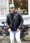 Amsterdam 11 november 2013
Boek presentatie Cariice v Houten en Halina Reijn. Marwan Kenzari met naam op fiets