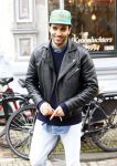 Amsterdam 11 november 2013
Boek presentatie Cariice v Houten en Halina Reijn. Marwan Kenzari met naam op fiets