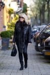 Amsterdam 21 november 2013
Patricia Paay op straat in Amsterdam zuid