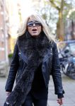 Amsterdam 21 november 2013
Patricia Paay op straat in Amsterdam zuid